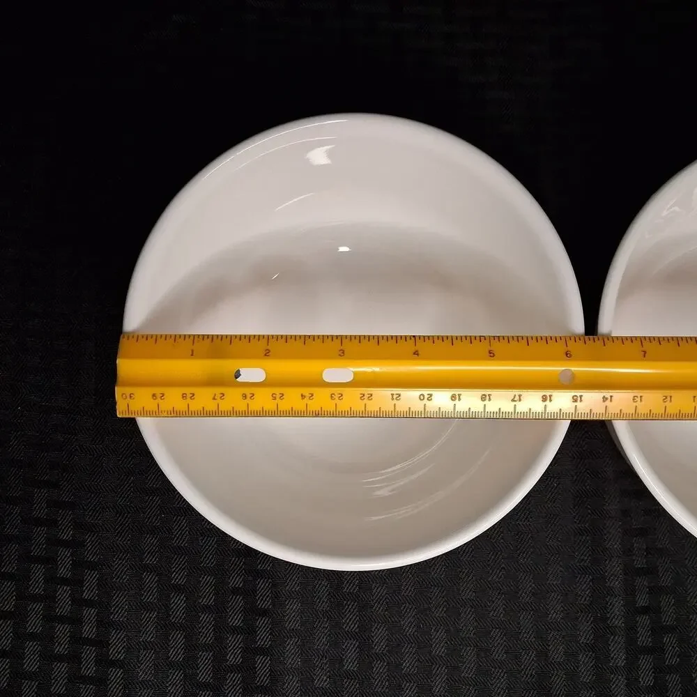 Corelle Winter Frost White 6¼” Deep Soup Cereal Chili Rice 28 oz Bowls Set of 2